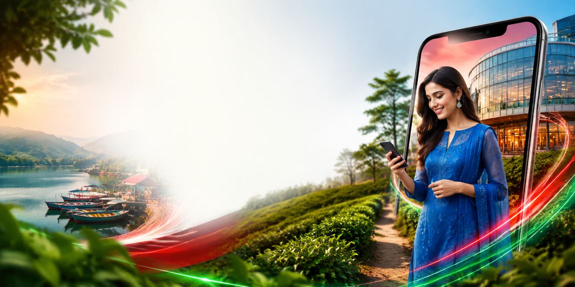 রাঙ্গামাটির মোবাইল ক্যাসিনো গেমস খেলা দৃশ্য